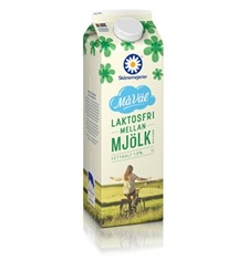 Produktbild Mjölk Mellan laktosfri  6x1L