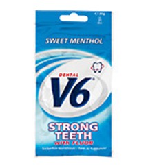 Produktbild V6 Fluor Sweet Menthol 60 st