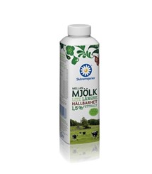 Produktbild Mjölk Mellanmjölk 1,5%  ESL 12 x 0,5 liter