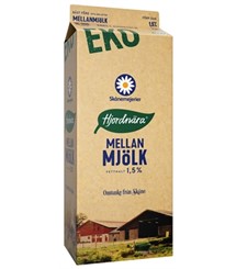 Produktbild Mjölk Mellan Ekologisk 10x1,5 L